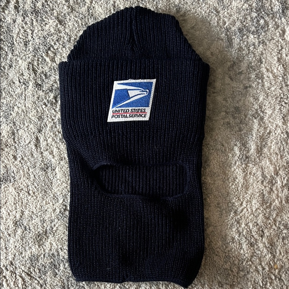 Blue Knit USPS Beanie